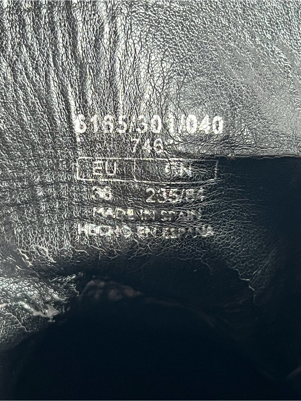Zara Basic Collection Black Leather Combat Ankle Boots Women’s US 6 EU 36 - Picture 10 of 11
